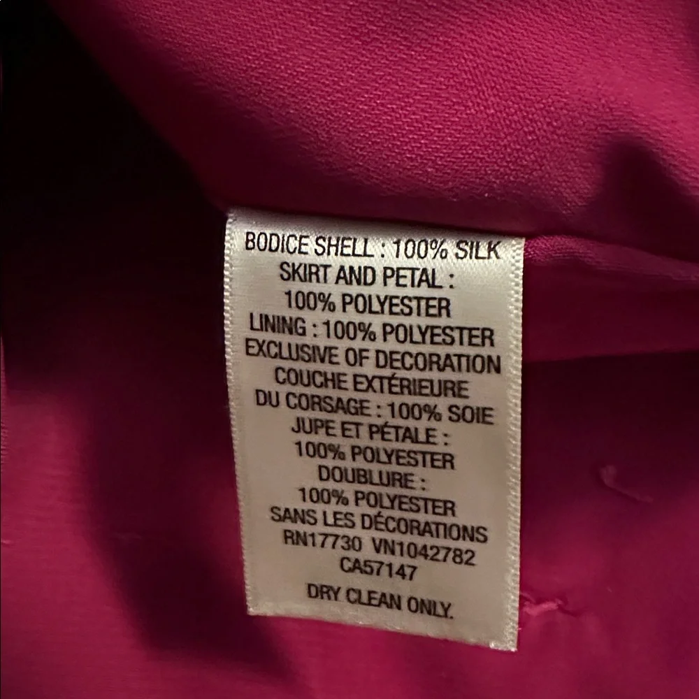 Neiman Marcus/Marchesa Target, Lined, Fuchsia, Dress Sz S Excellent Condition